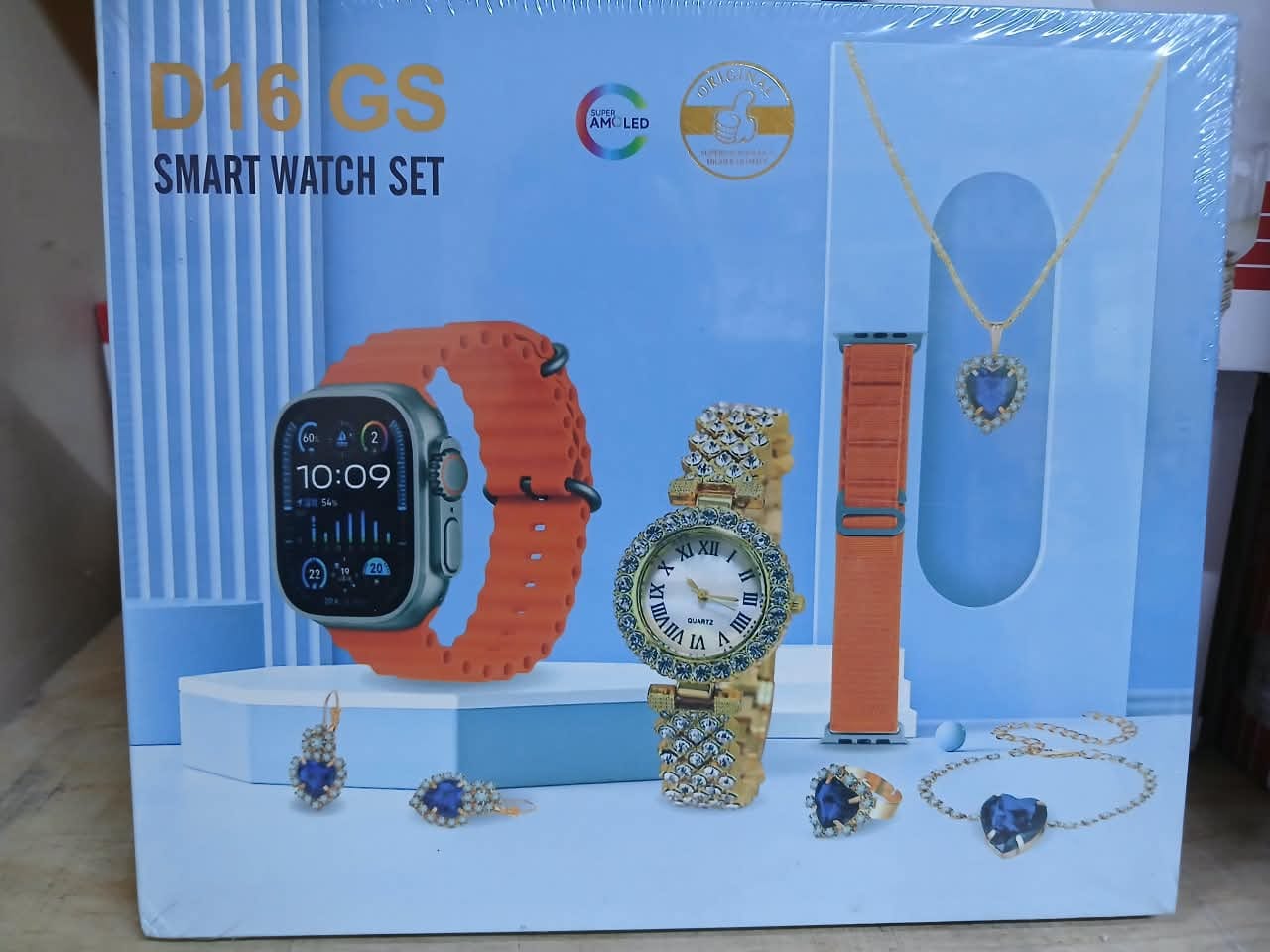 D16-GS Ladies Smartwatch with Accessories