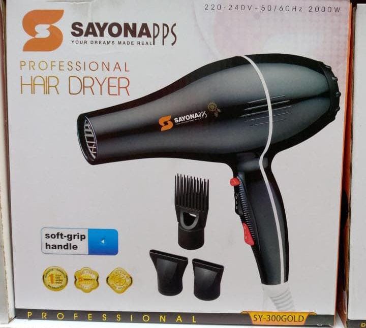 Sayona SY-300GOLD Professional Hair Dryer