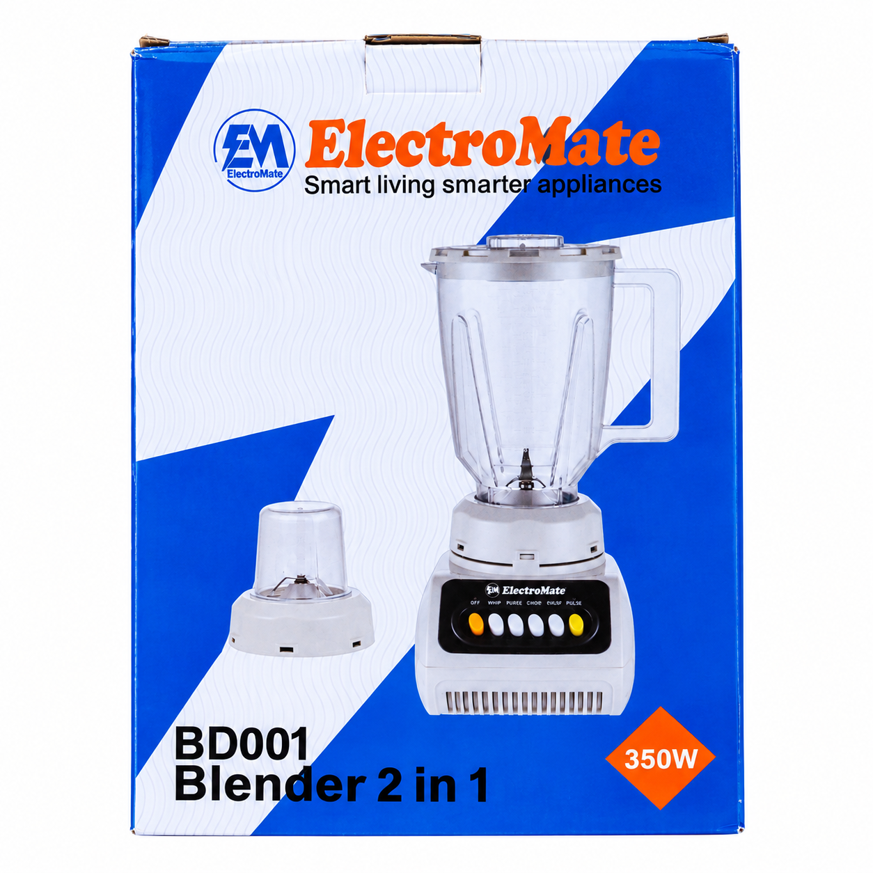 ElectroMate BD001 2-in-1 Blender