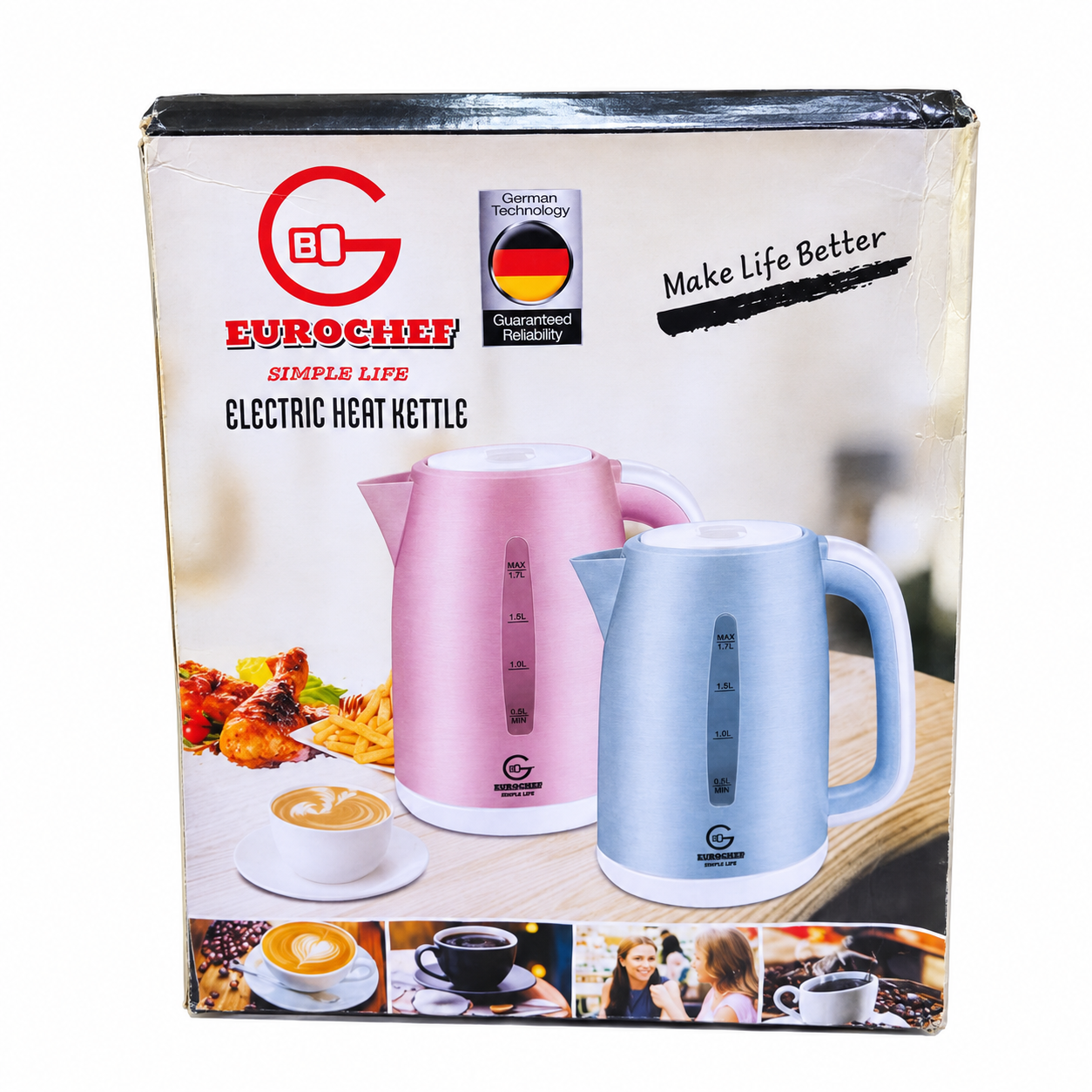 Eurochef Plastic Kettle (Carton)