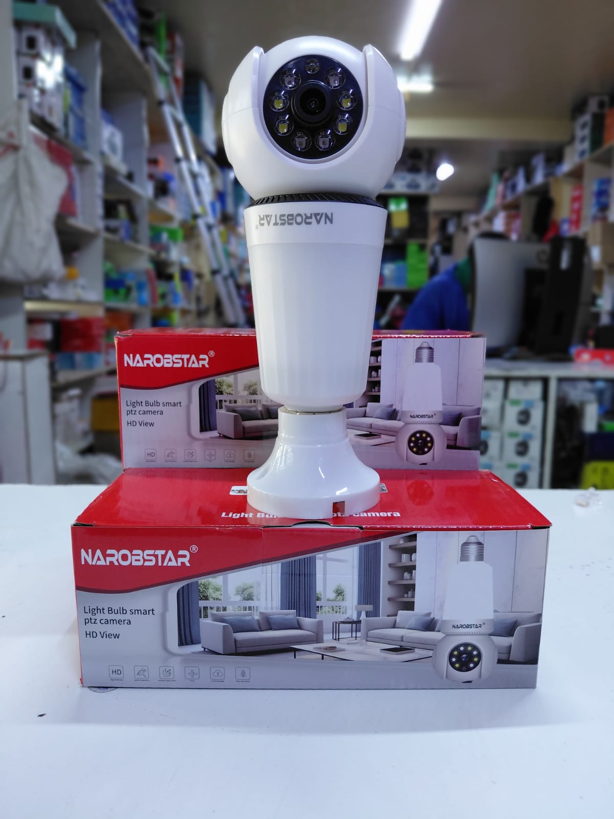 Narobstar Smart Bulb PTZ Camera