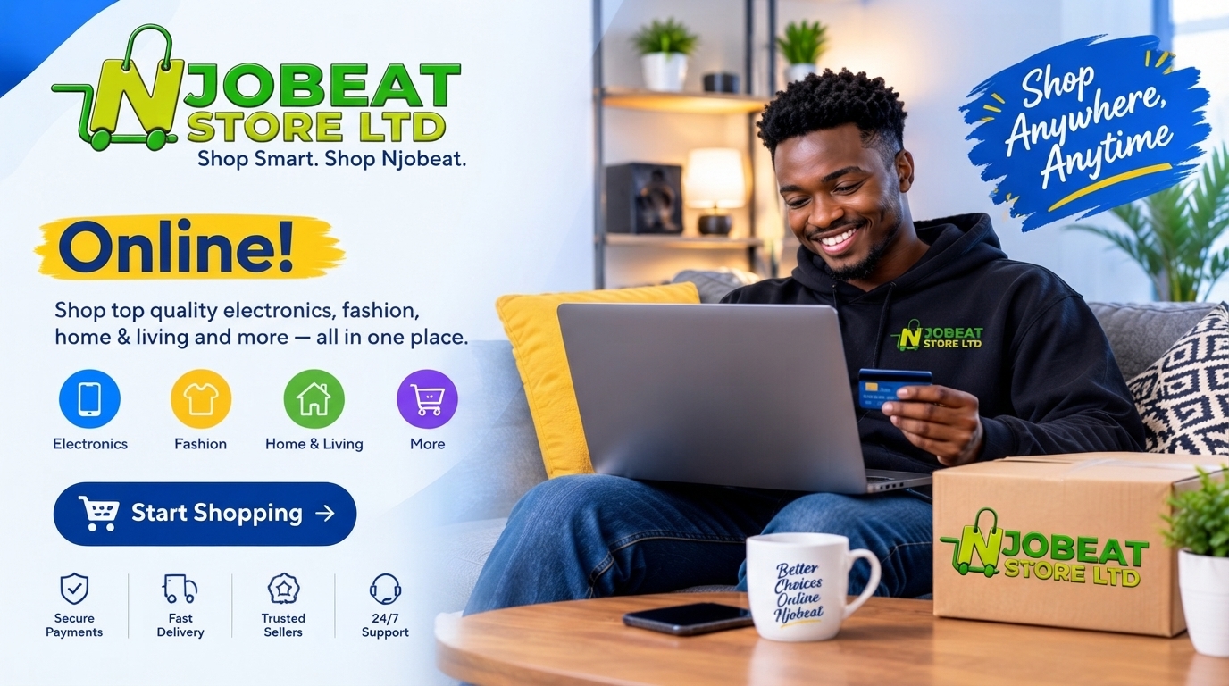 Shop online anytime, anywhere — Njobeat Store